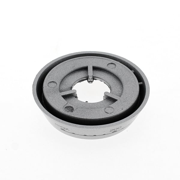 Main Oven Control Knob Silver Outer Ring Bezel