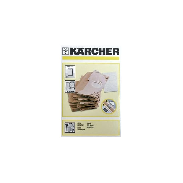 Dust Bags x 5 and Filter Set