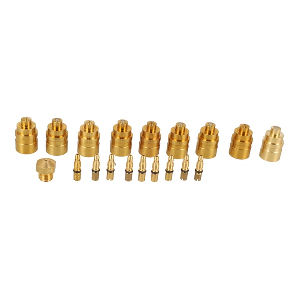 Nozzle set liquid gas