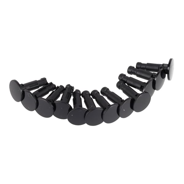 Push Button Buttons Set Black 