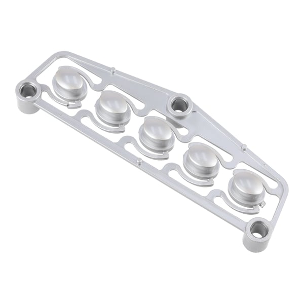 Silver Button Push Button Set