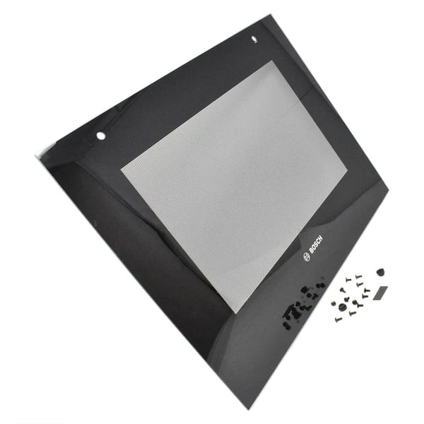 Glass front panel