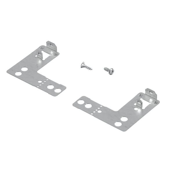 Left & Right Cupboard Built In Fixing Kit Brackets