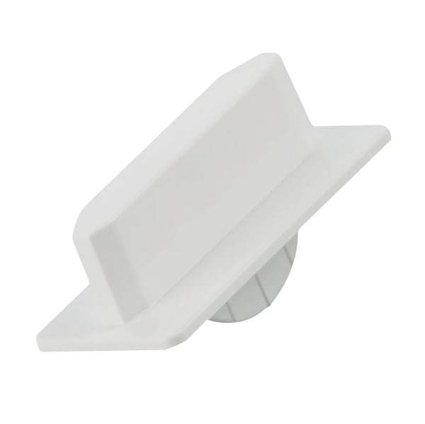 Glass Shelf Side Plastic Support Seating