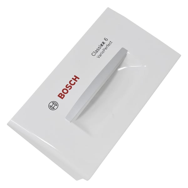 White Dispenser Drawer Front Handle
