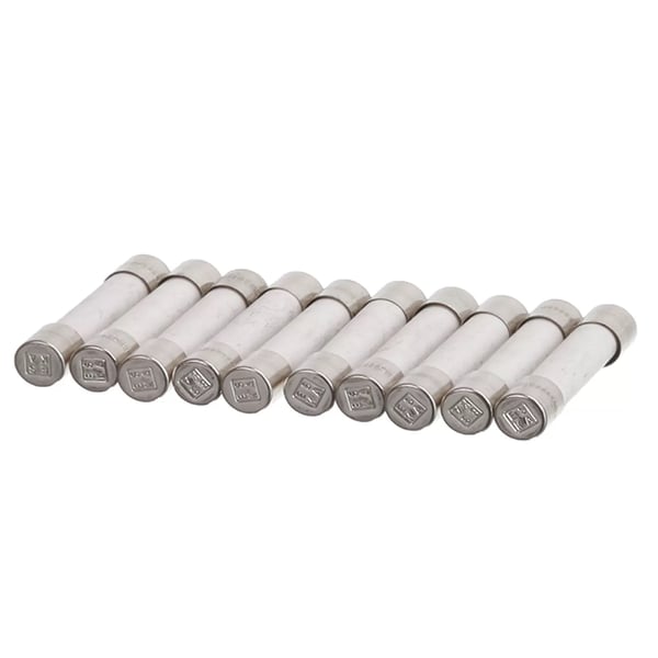 Fuse 10A F 500V 6.3mm x 32mm Pack Of  10