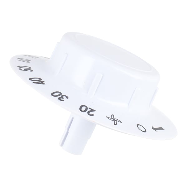 White Timer Knob Dial 