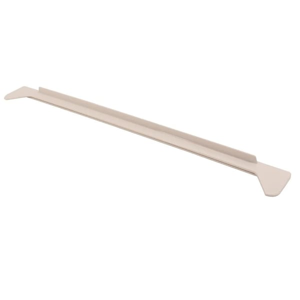 Glass Shelf Rear Edge Trim White Plastic 