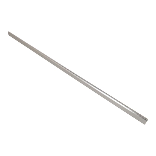 Glass Shelf  Strip Edge Silver