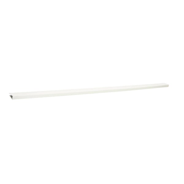 Glass Shelf Front White Plastic Trim