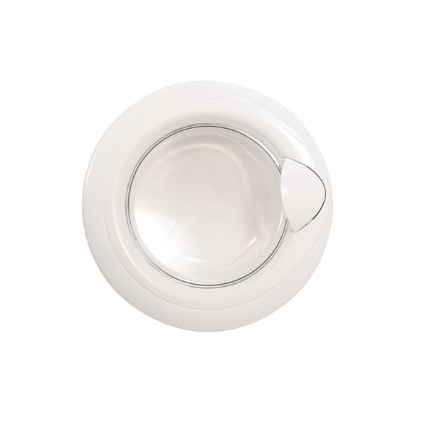 Door Frame Glass Handle White