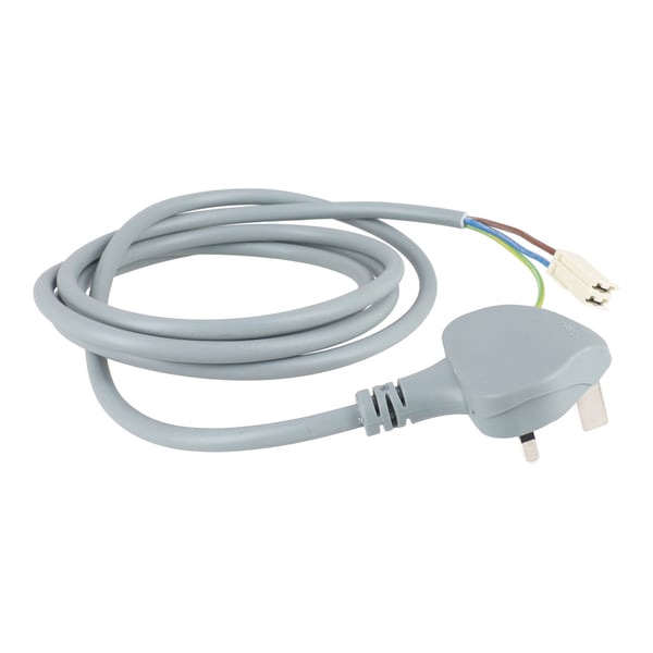 Power Cable Wire & Plug 2 metres