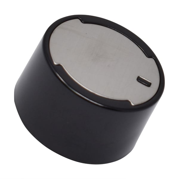 Knob Black & Silver
