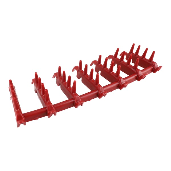 Red Rubber Spikes Glass Holder