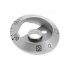 Zanussi Cooker & Hob Top Oven Knob Outer Ring Silver Bezel - Image 1
