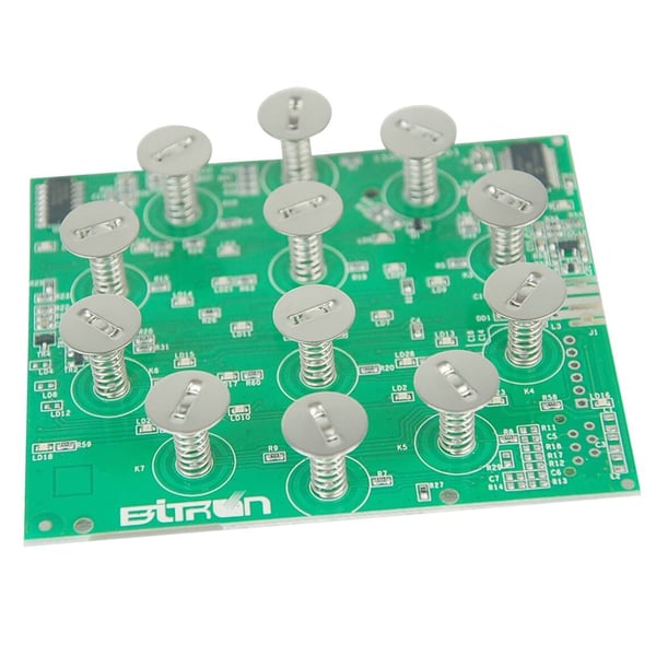 Electronic card for programs selection