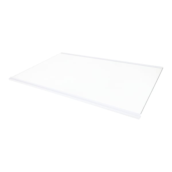 Glass shelf with frame