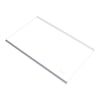 Candy Fridge & Freezer Clear Glass Shelf With White Edge Trim - Image 3