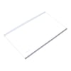 Candy Fridge & Freezer Clear Glass Shelf With White Edge Trim - Image 4