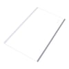 Candy Fridge & Freezer Clear Glass Shelf With White Edge Trim - Image 8