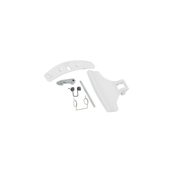 White Door Handle & Spring Catch Kit
