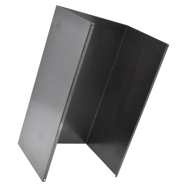 Black Chimney Vent Cover 365mm