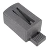 Hotpoint Dishwasher Basket Runner Rail Back Stop, Dark Grey  - Image 3