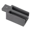 Hotpoint Dishwasher Basket Runner Rail Back Stop, Dark Grey  - Image 11