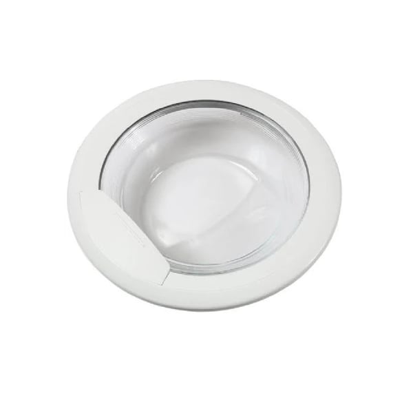 Door Glass Handle & Hinge White