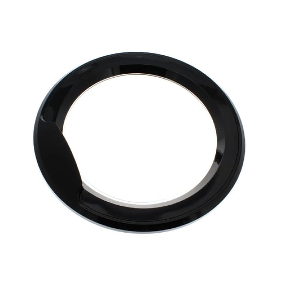 Black Door Frame Glass & Handle