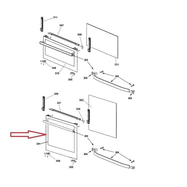 Outer Door Glass