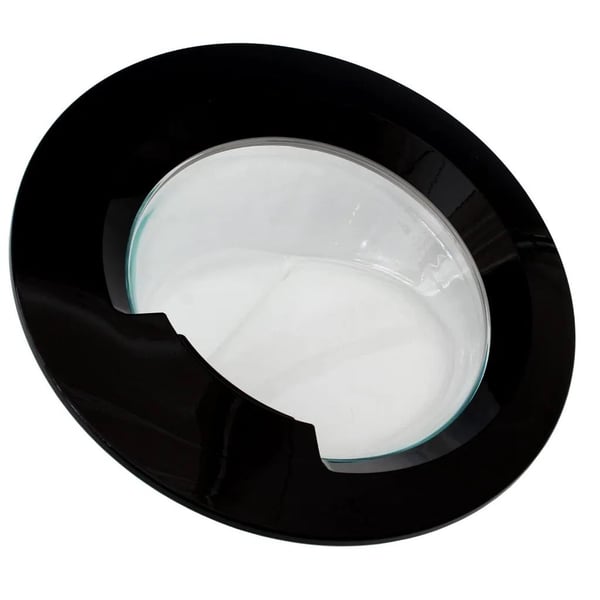 Black Door Frame Handle & Glass