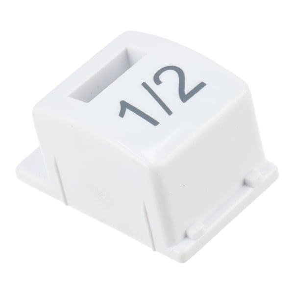 White Button Half Load