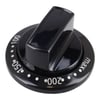 Beko Cooker & Hob Main Oven Temperature Knob Black - Image 3