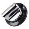 Flavel Cooker & Hob Knob Black & Silver - Image 2