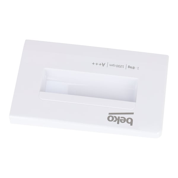Drawer Panel White Handle
