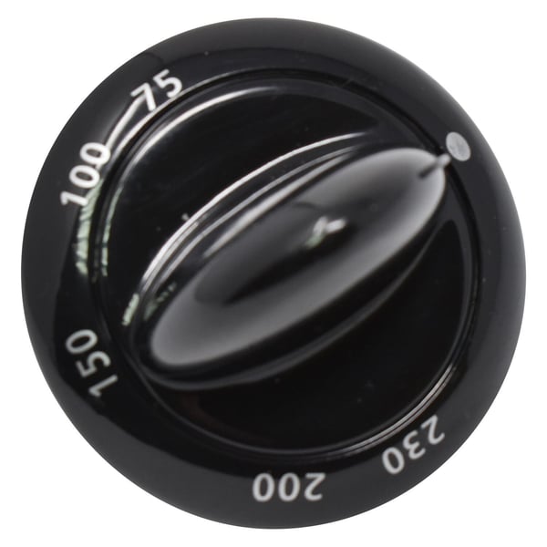 Hob Hotplate Control Knob Black Switch Dial