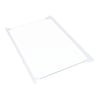 Lec Fridge & Freezer Glass Shelf & White Edge Trims 451 x 302mm - Image 6