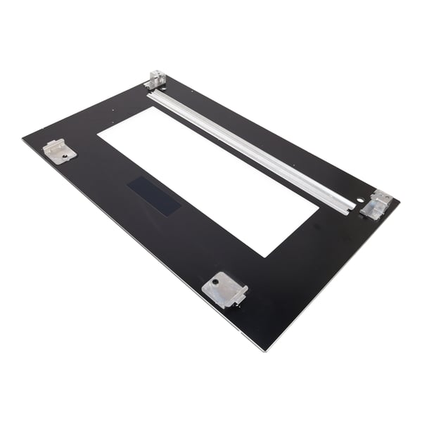 Glass front panel