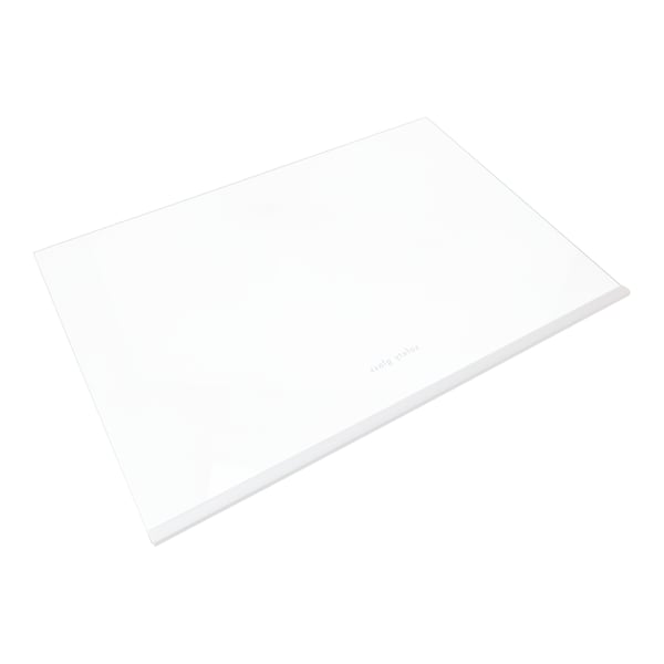 Glass Shelf White Front Edge Trim