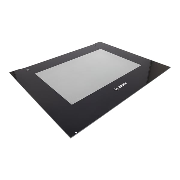Glass front panel