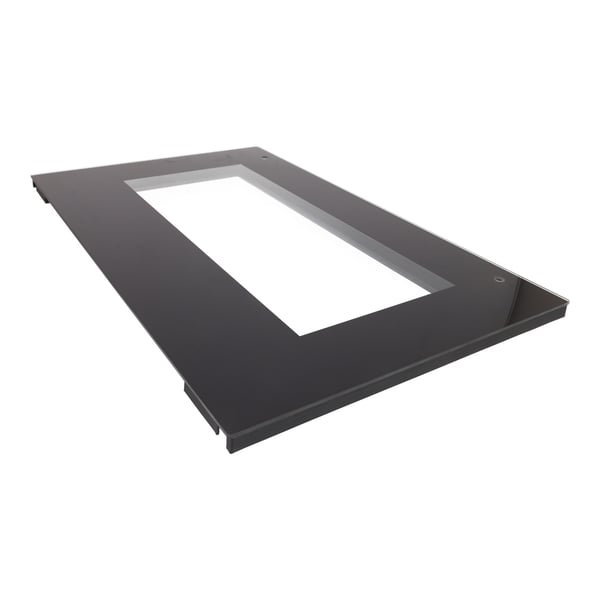 Glass front panel