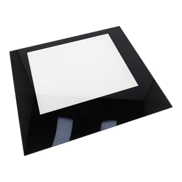 Glass front panel