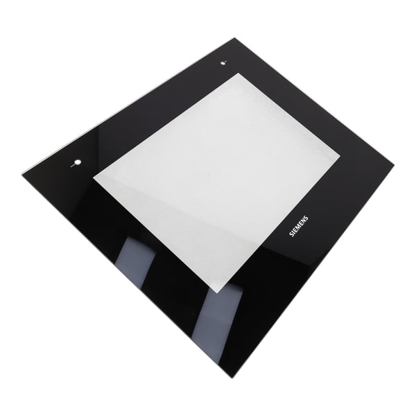 Glass front panel