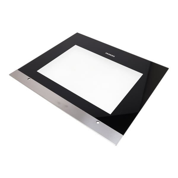Glass front panel