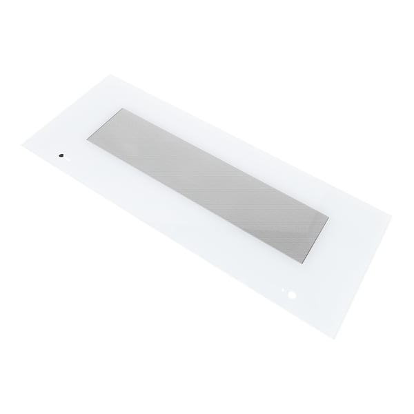Glass front panel