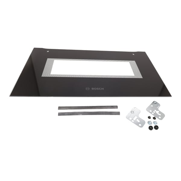 Glass front panel