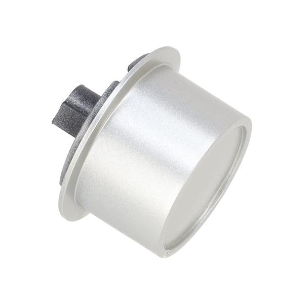 Knob, Silver Stainless Steel