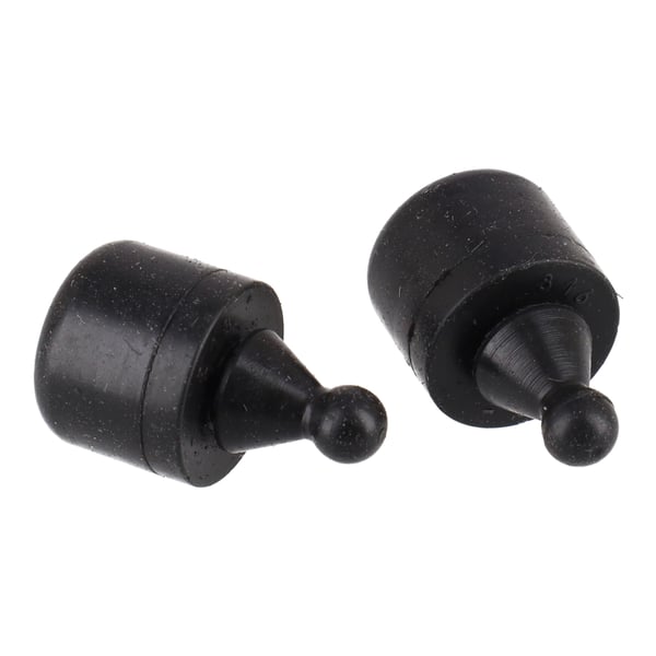 Door Rubber Stopper Plugs, Pack of 2 