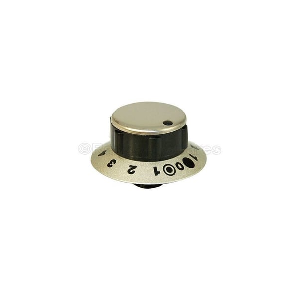 Control Knob Switch Silver Black